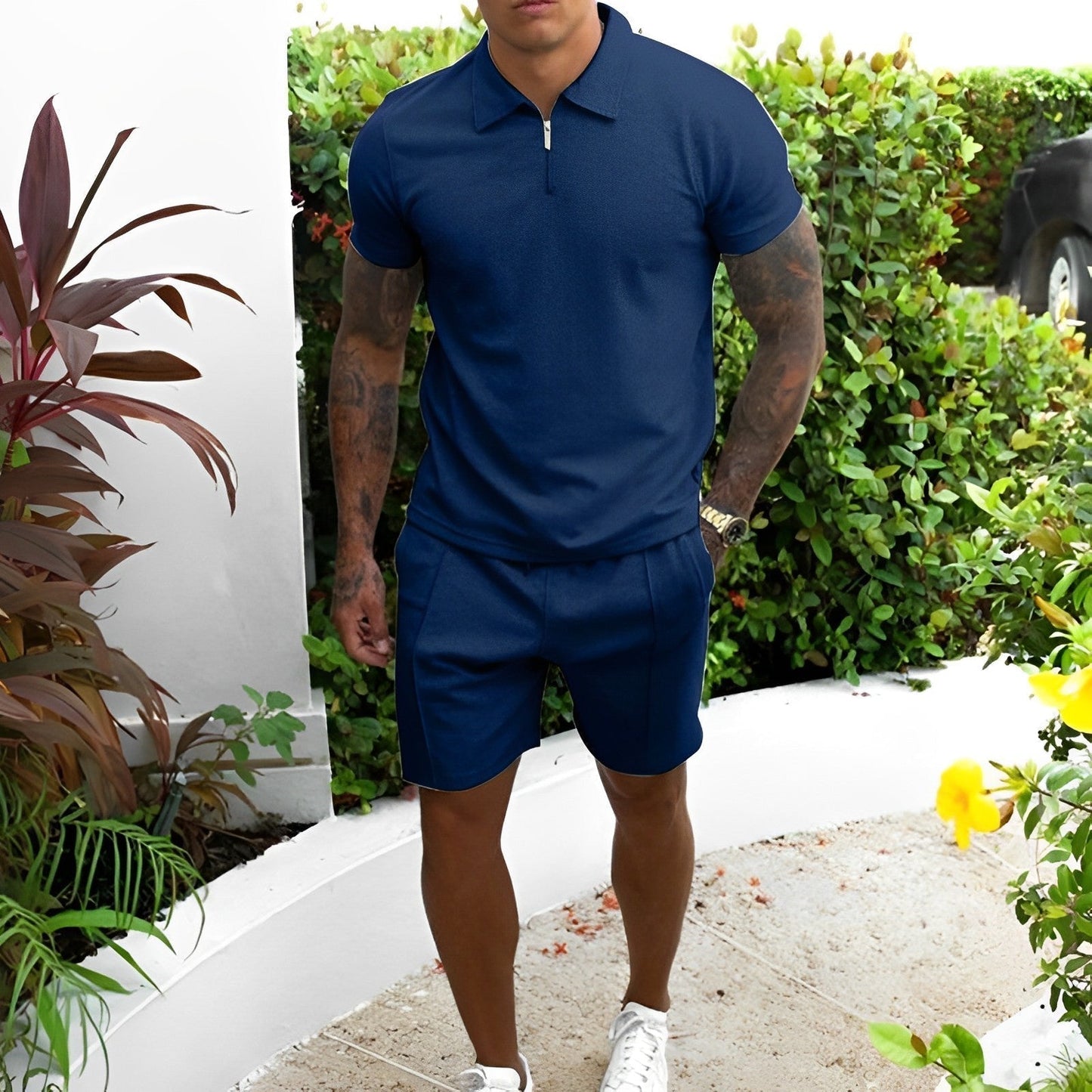 James | Men's Comfortable Summer Two-Piece Set