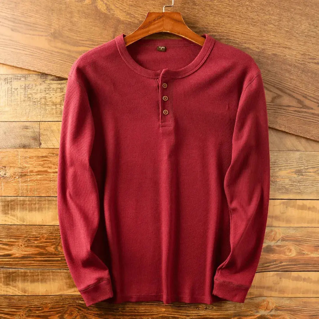 Heritage | Men's Ultra-Soft Cotton Henley Top