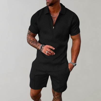 Liam | Men's Summer Polo and Shorts Set