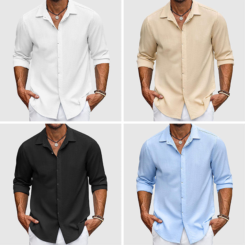 John | Men's Elegant Linen Shirt in Premium Quality