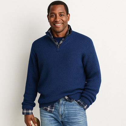 Louis™ | Pull Moderne à Quart de Zip