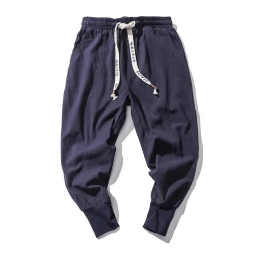 Kenji | Men’s Premium Cotton Blend Drop-Crotch Trousers