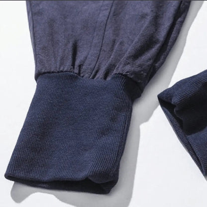 Kenji | Men’s Premium Cotton Blend Drop-Crotch Trousers