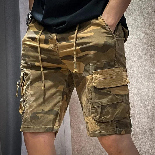 Men's Camouflage Utility Cargo Shorts