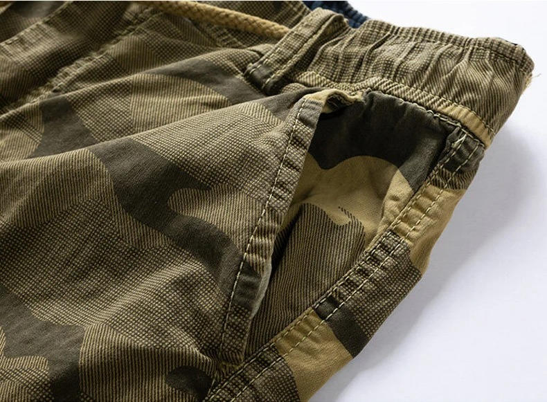 Men's Camouflage Utility Cargo Shorts