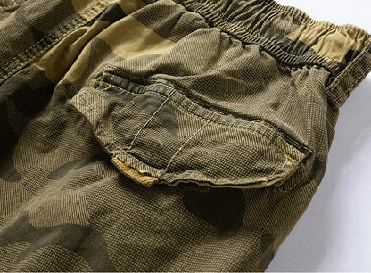 Men's Camouflage Utility Cargo Shorts