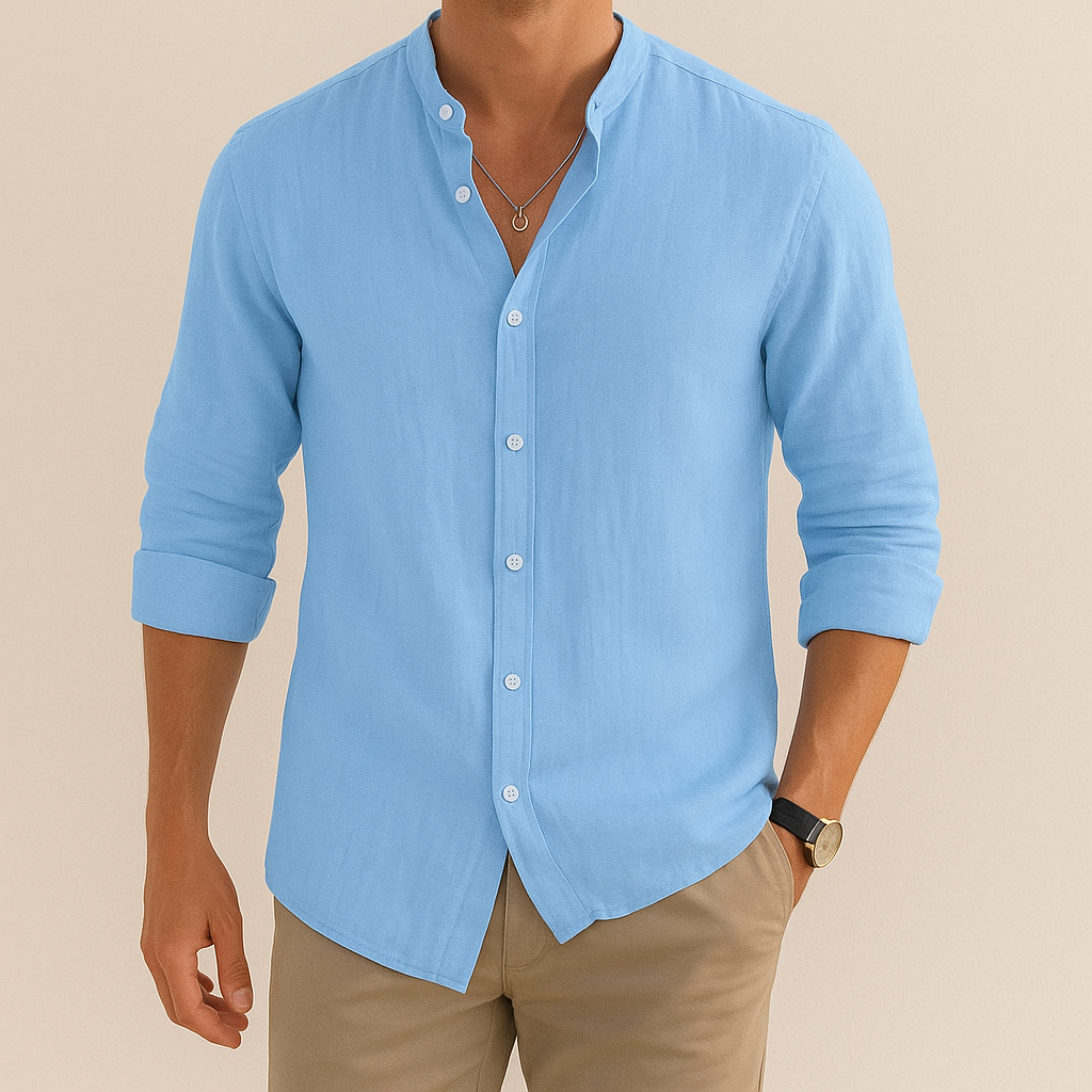 Lario | Men's Casual Linen Shirt for Comfortable Summer Wear