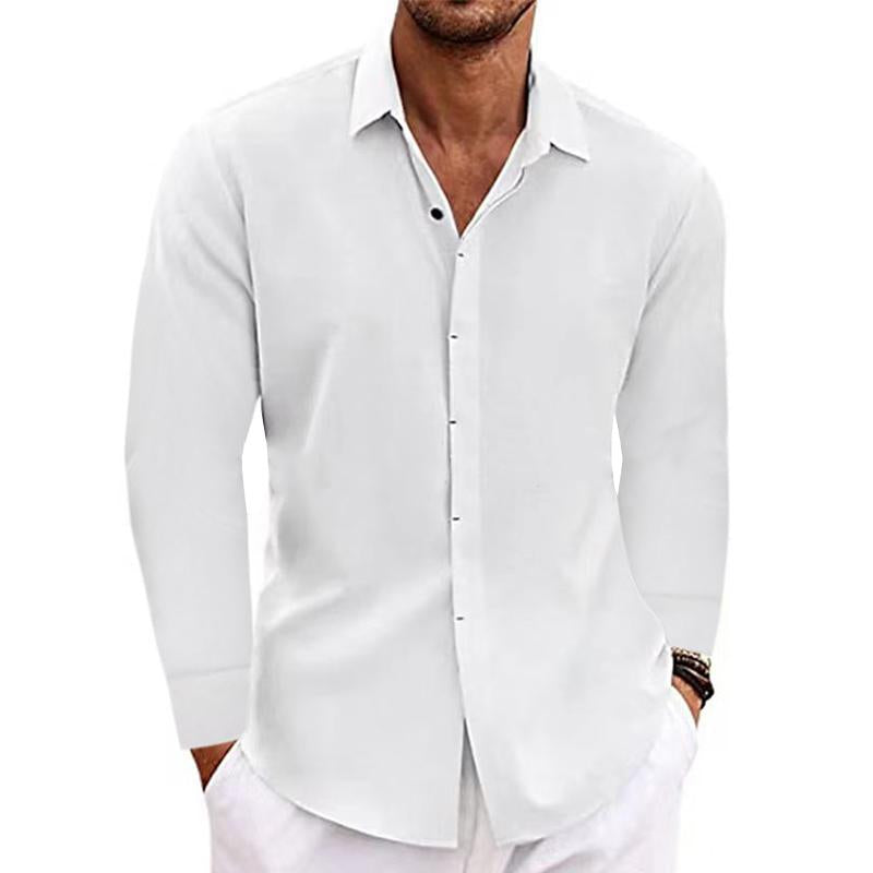 Lorino | Men's Casual Long-Sleeve Linen Shirt