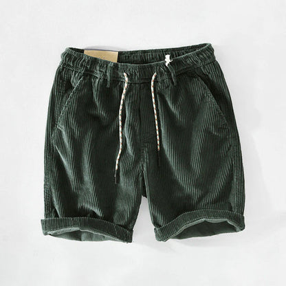 Louis Morel Relaxed Fit Corduroy Shorts