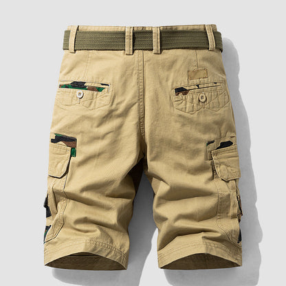 Louis Morel Utility Cargo Shorts with Adjustable Belt