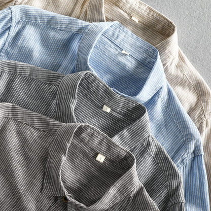 Philip™ | Chemise en Lin Coton Palm Beach