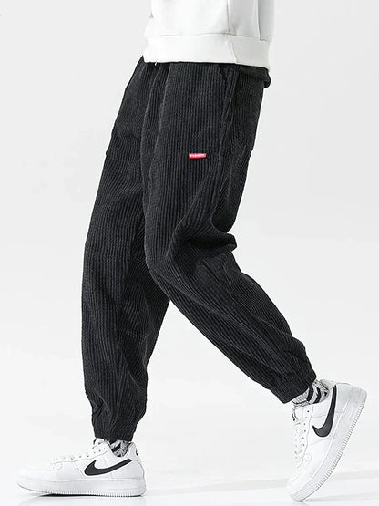 James | Men's Comfortable Loose Cord Jogging Pants