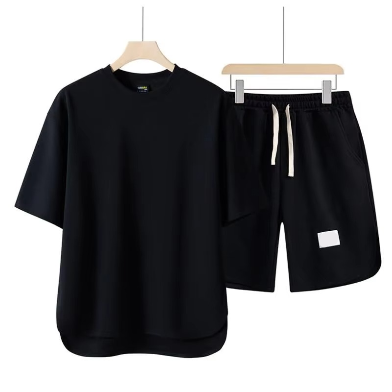 Men's Summer Two-Piece Set – Short Sleeve Shirt and Shorts Outfit M-4XL