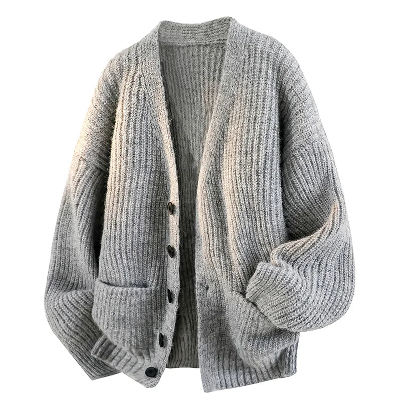 Nathaniel | Cardigan Décontracté à Col en V