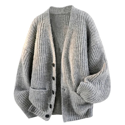 Nathaniel | Cardigan Décontracté à Col en V