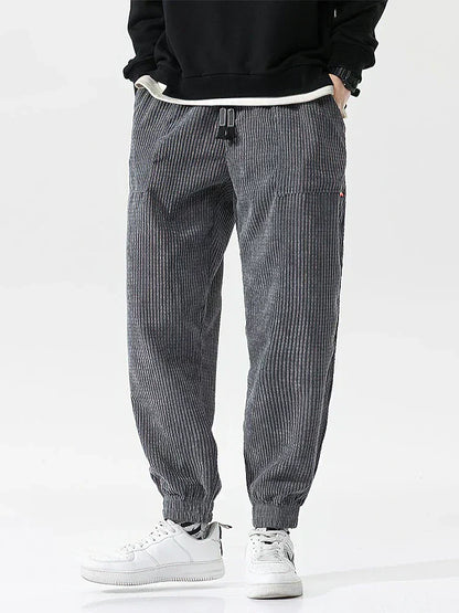 James | Men's Comfortable Loose Cord Jogging Pants