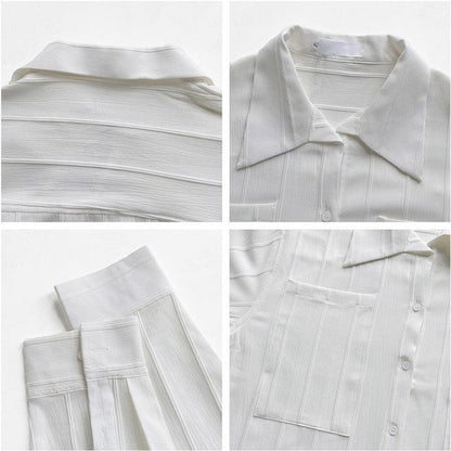Liam | Men's Ribbed Shirt in Lisbon Style