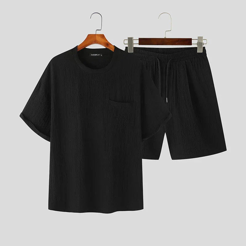 James | Men's Stylish Leisure Set in Classic Colors