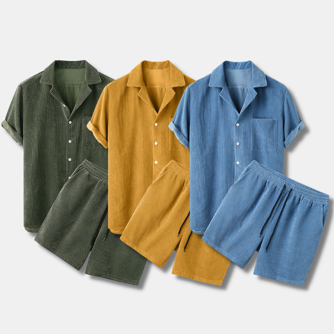 James | Men's Elegant Summer Corduroy Set