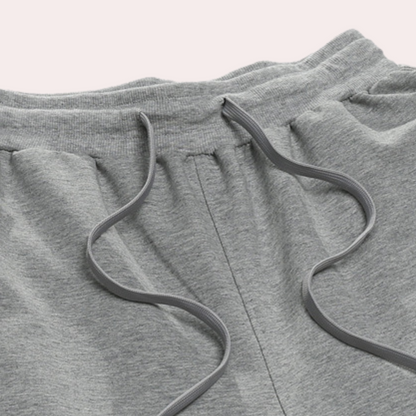 John | Men's Comfortable Cotton Jogging Pants with Elastic Waistband