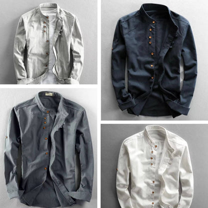 Men's Japan-Inspired Casual Shirt