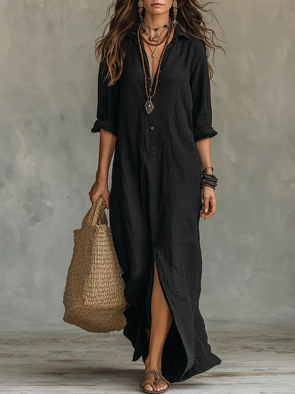 Soline | Robe longue à boutons