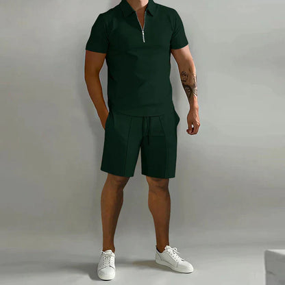 James | Men's Elegant Polo and Shorts Summer Set