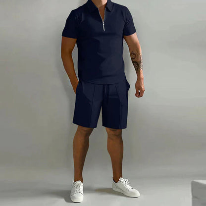 James | Men's Elegant Polo and Shorts Summer Set