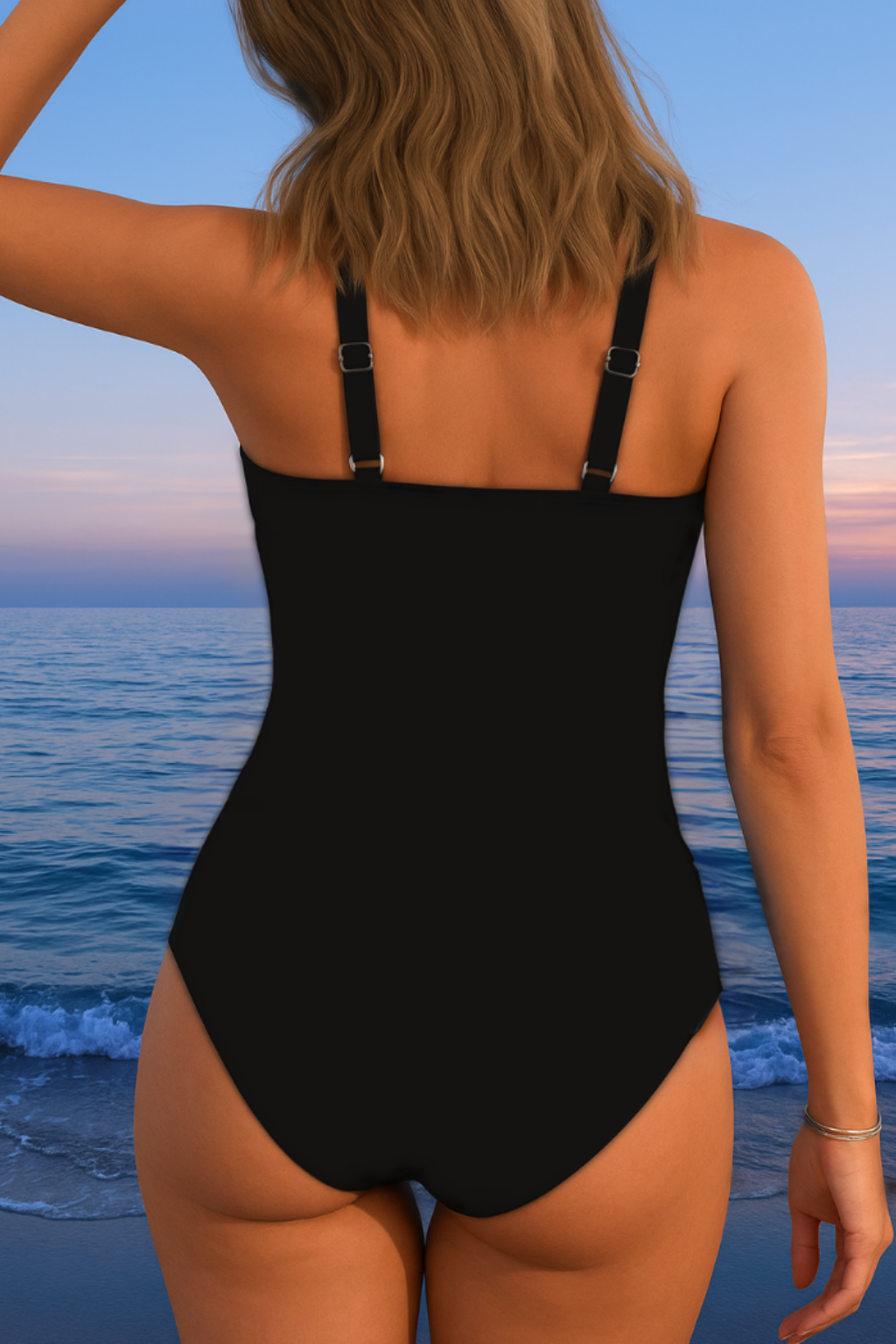 Juliette | Maillot de bain enveloppant luxueux avec imprimé coloré