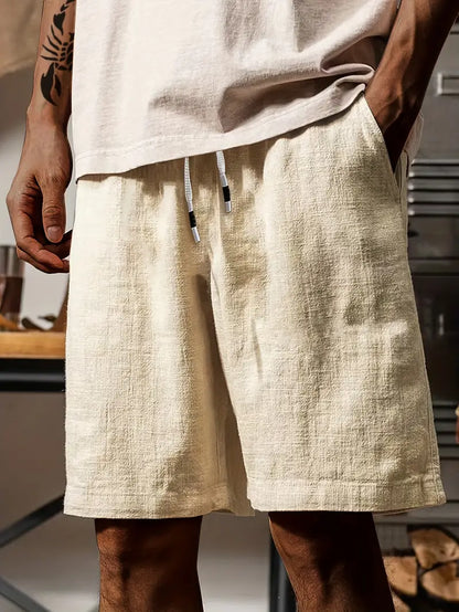Michael | Men's Casual Summer Shorts with Drawstring and Soft Fabric