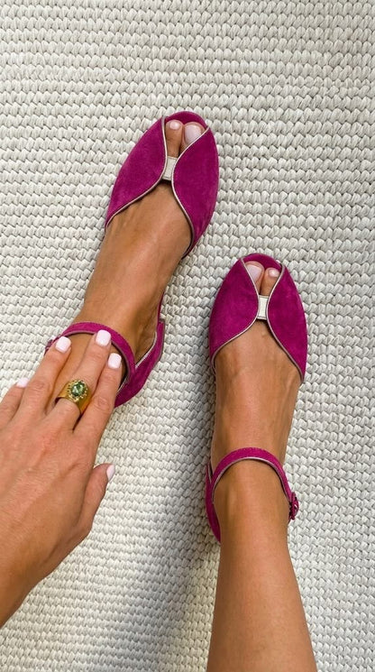 Olivia | Sandales Élégantes en Couleur Sauge