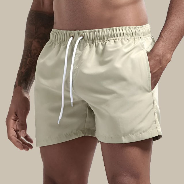 John | Men's Quick-Drying Basic Swim Shorts
