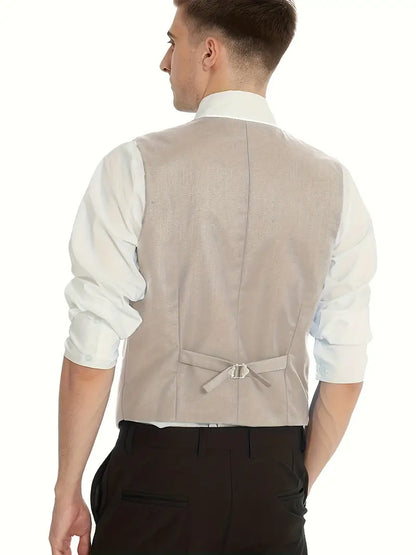 James | Men's Three-Piece Business Blazer, Vest, and Trouser Set