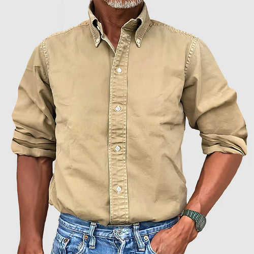 Men's Classic Long Sleeve Dress Shirt
