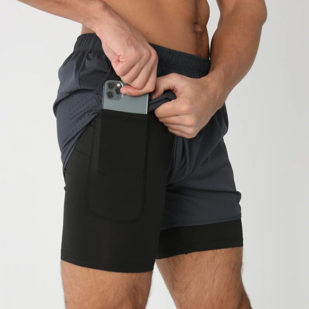 Men's Athletic Training Shorts for Active Performance