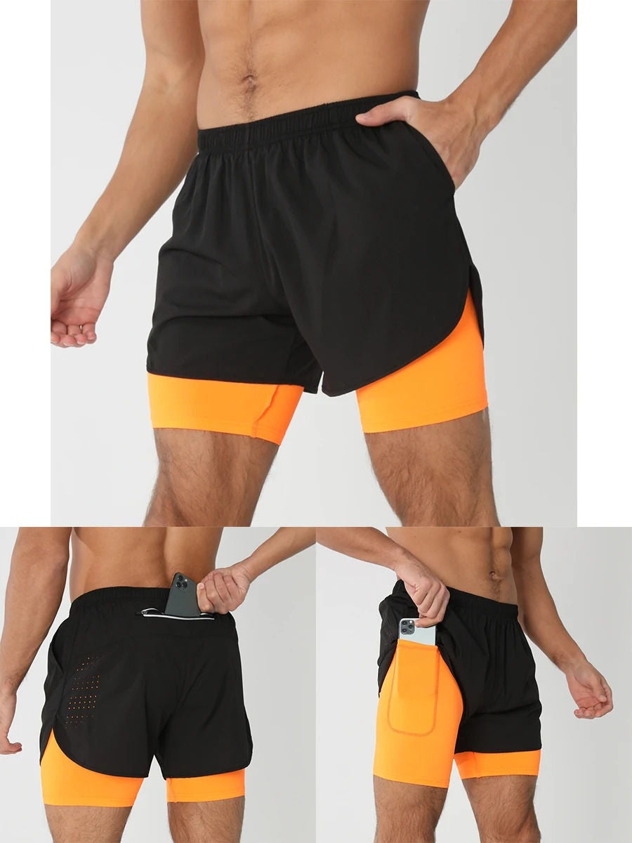 Men's Athletic Training Shorts for Active Performance