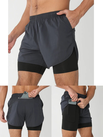 Men's Athletic Training Shorts for Active Performance