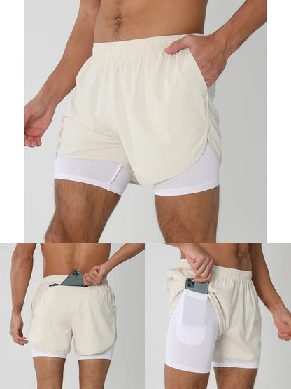 Men's Athletic Training Shorts for Active Performance