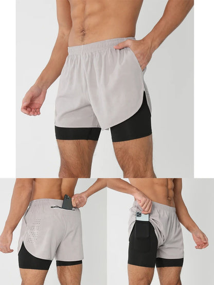 Men's Athletic Training Shorts for Active Performance