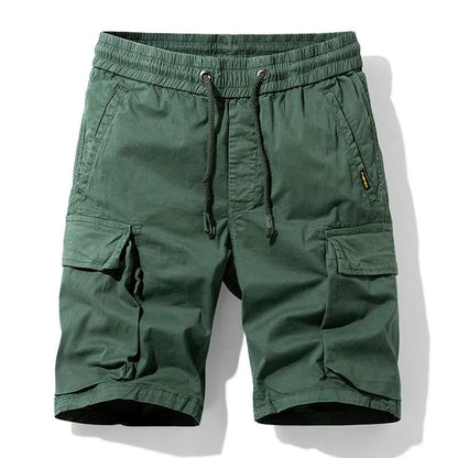 Men's Summer Multi-Pocket Cotton Cargo Shorts