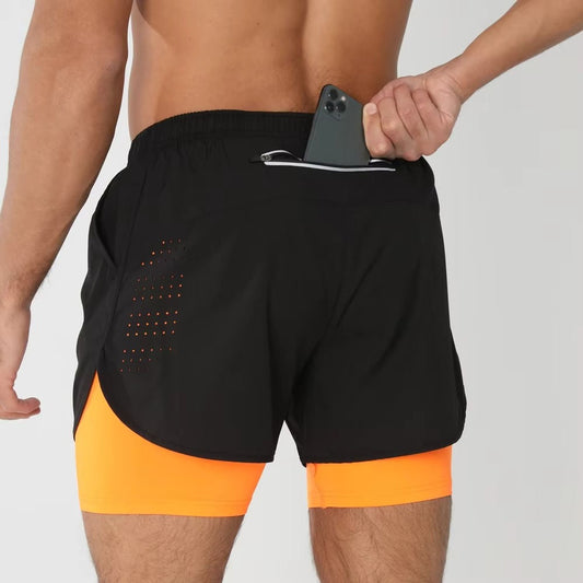 Men's Athletic Training Shorts for Active Performance