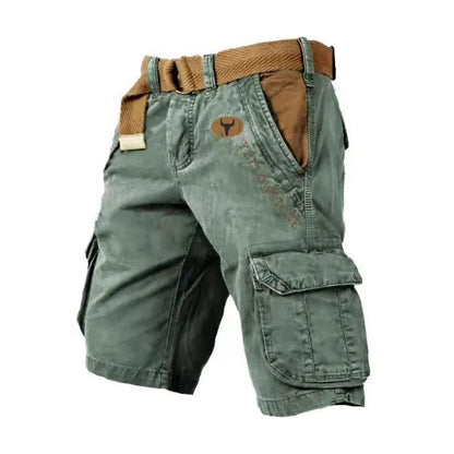 Men's Versatile Cargo Shorts with Multiple Pockets