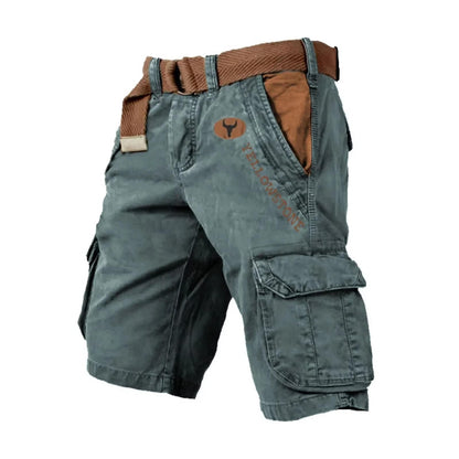 Men's Versatile Cargo Shorts with Multiple Pockets