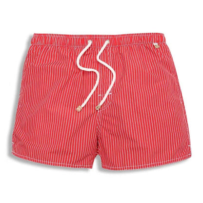 Men's Striped Swim Trunks