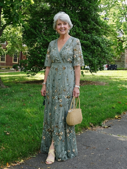 Stella | Robe maxi à fleurs