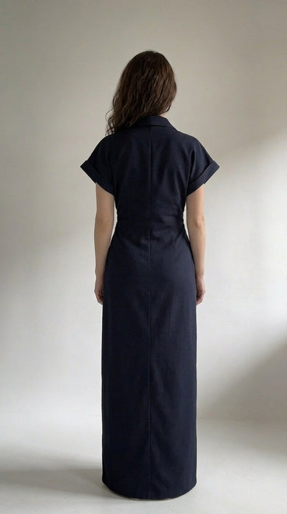 Alice | Robe midi avec boutons