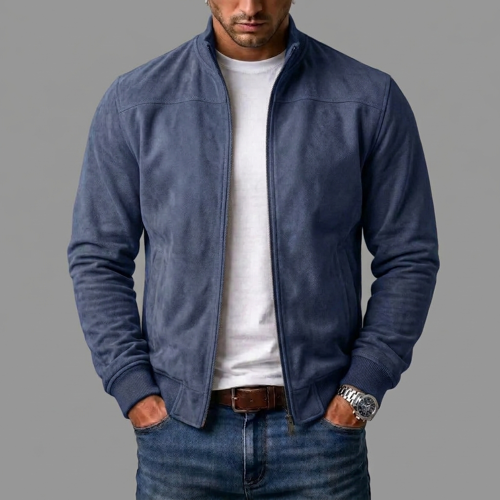Unalik| Blouson bomber en daim