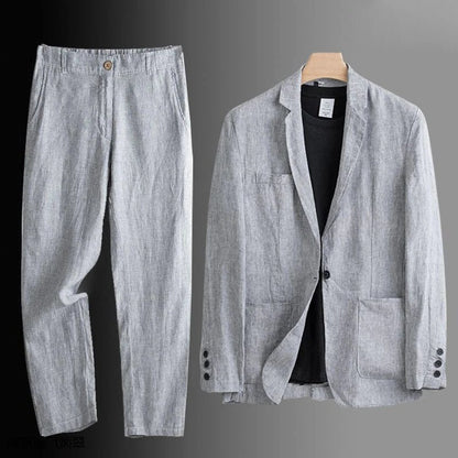 Men's Relaxed Fit Blazer Set