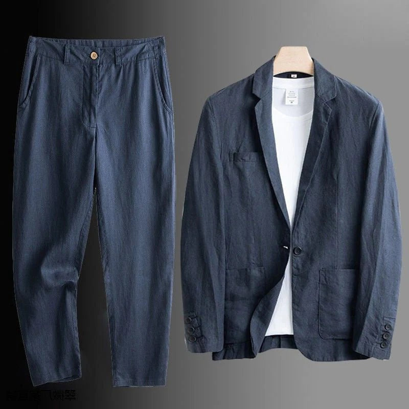 Men's Relaxed Fit Blazer Set