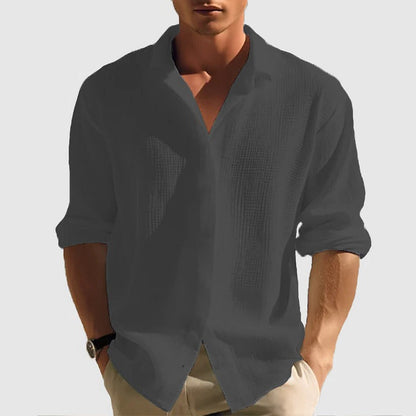 Men's Casual Button-Down Shirt for Everyday Wear